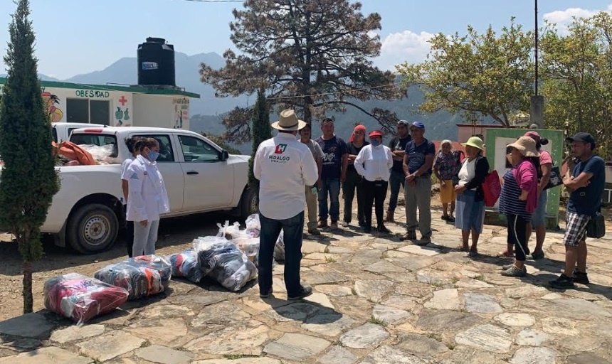 SSH Y Voluntariado Entregan Apoyos A Afectados Por Incendio En Nicolas Flores NEWSHIDALGO