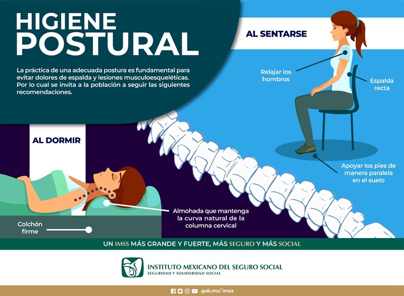 Promueve IMSS Hidalgo la higiene postural para prevenir dolores de ...