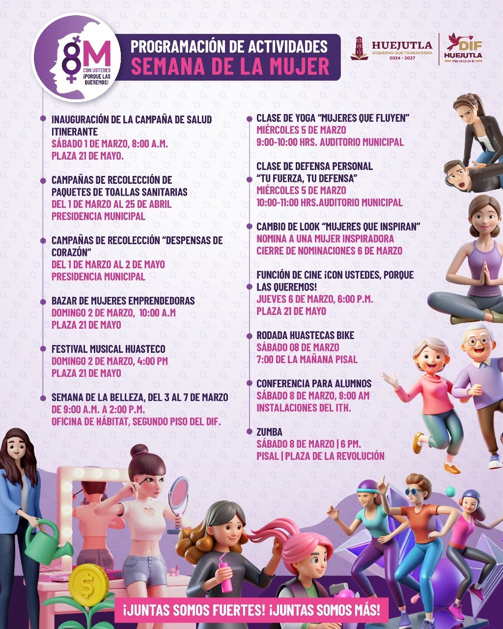 Preparan talleres para conmemorar el Día Internacional de la Mujer ...