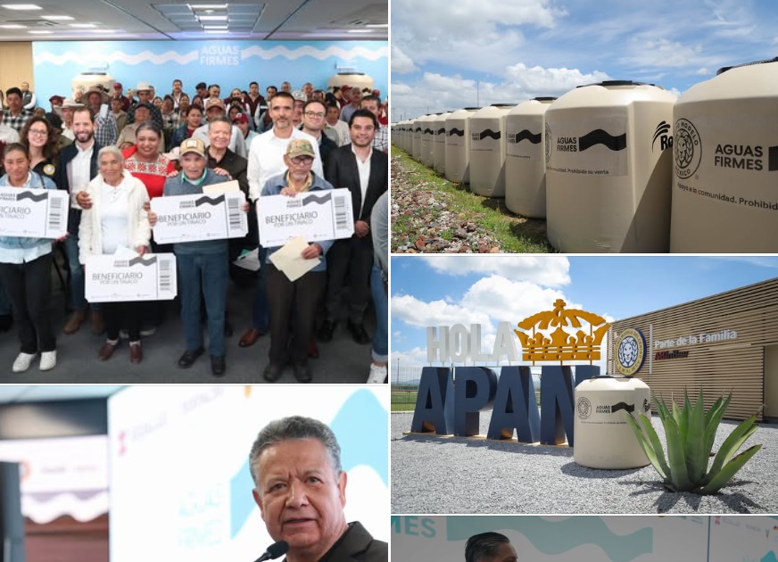 Gobierno de Hidalgo y Grupo Modelo entregan tinacos a familias de ...