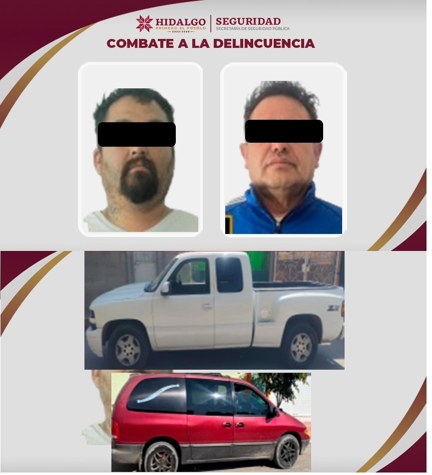 Detienen a dos hombres en Atitalaquia tras robo de camioneta – News Hidalgo
