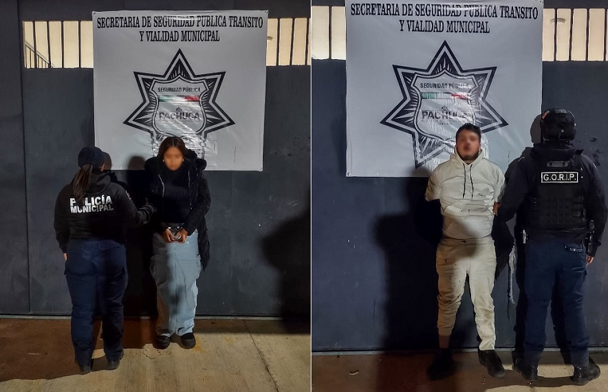 Detienen en Pachuca a pareja con probale droga – News Hidalgo